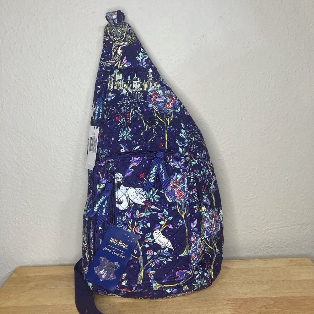 Vera Bradley Sling Backpack Harry Potter Forbidden Forest NWT